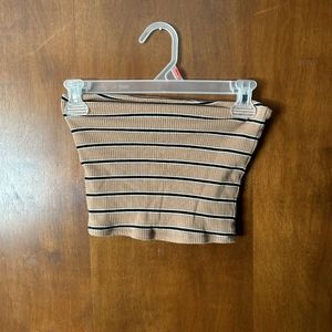 Garage stripped tube top